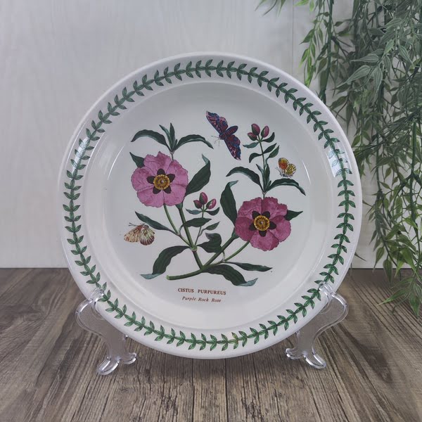 Portmeirion Botanic Garden Bord 22cm Cistus Purpureus 1 Portmeirion Botanic Garden Bord 22cm Cistus Purpureus 1