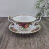 Royal Albert Old Country Roses Soepkom met Schotel 1