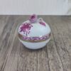 Herend Apponyi Pink Bonbonniere rond met Deksel 6153 1
