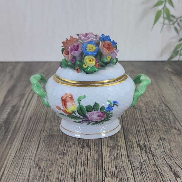 Herend Bouquet de Saxe Bonbonniere 7565 1