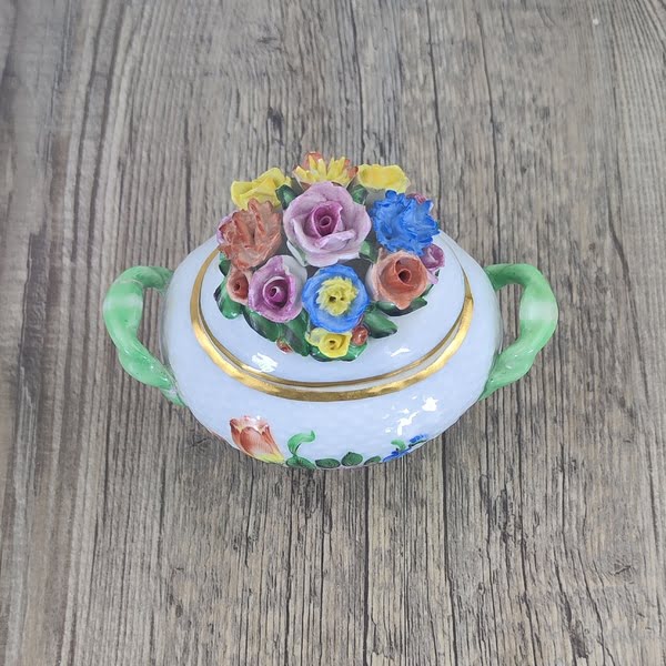 Herend Bouquet de Saxe Bonbonniere 7565 2