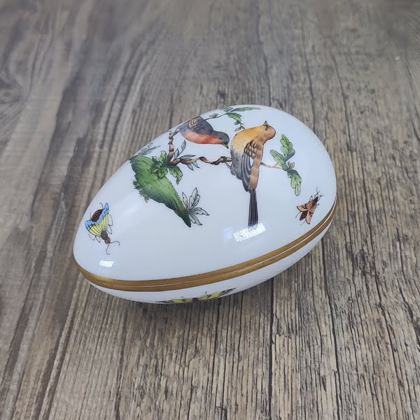 Herend Rothschild Bird Bonbonniere Eivorm 6052RO 1