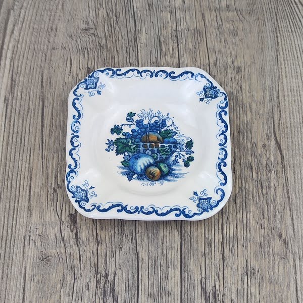 Mason’s Fruit Basket Blue Asbak 3