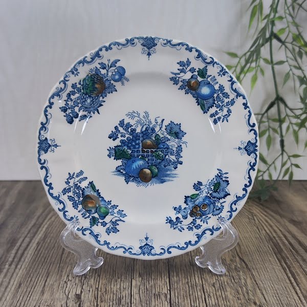 Mason’s Fruit Basket Blue Gebaksbordje 15cm 1