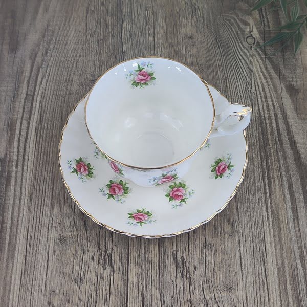 Royal Albert Forget Me Not Rose Herenkop & schotel 2