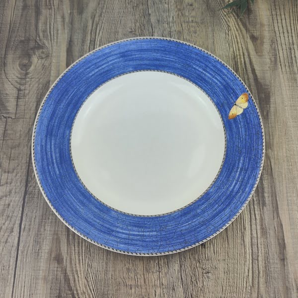 Wedgwood Sarah’s Garden Dinerbord 27cm Vlinder Blauw 3