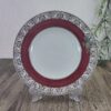 Wedgwood Sarah’s Garden Gebaksbordje Dennenappel Rood 1