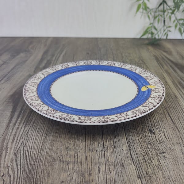 Wedgwood Sarah’s Garden Gebaksbordje Vlinder Blauw 2