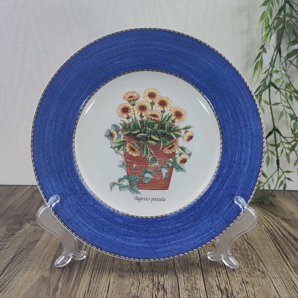 Wedgwood Sarah’s Garden Ontbijtbord Tagetes Patula 1