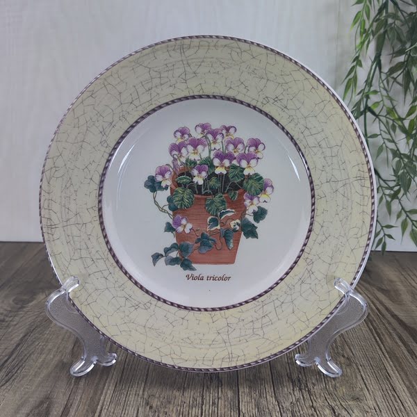 Wedgwood Sarah’s Garden Ontbijtbord Viola Tricolor 1