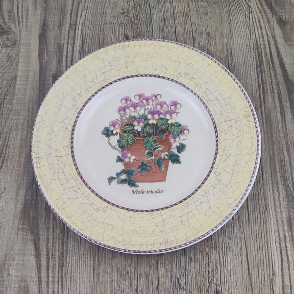 Wedgwood Sarah’s Garden Ontbijtbord Viola Tricolor 3