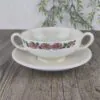 Wedgwood Briar Rose Soepkom met Schotel