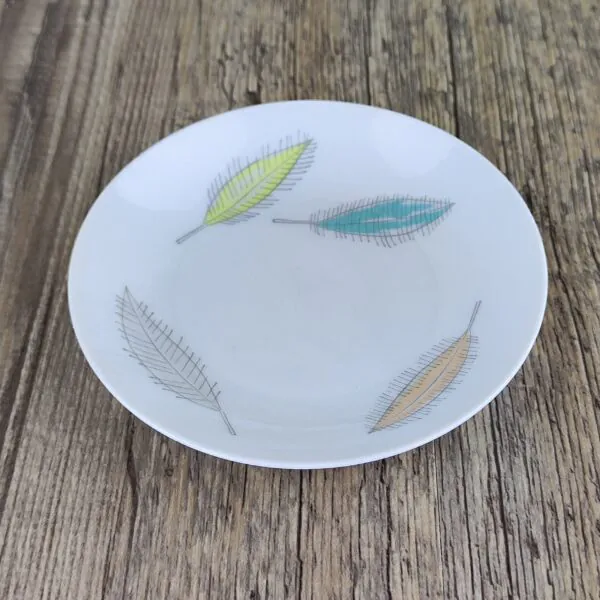 Rosenthal Studio Linie: Form 2000 Bunte Blatter Petit Four Bordje