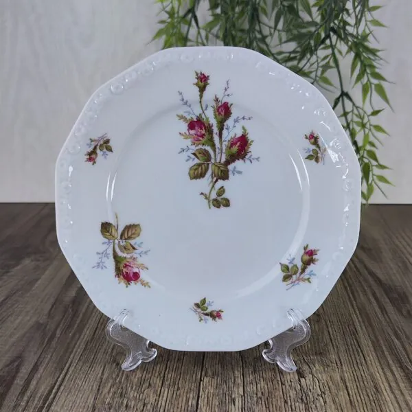 Rosenthal Maria Moosrose Kontinental Gebaksbordje / Side Plate Rosenthal Maria Moosrose Kontinental Gebaksbordje / Side Plate