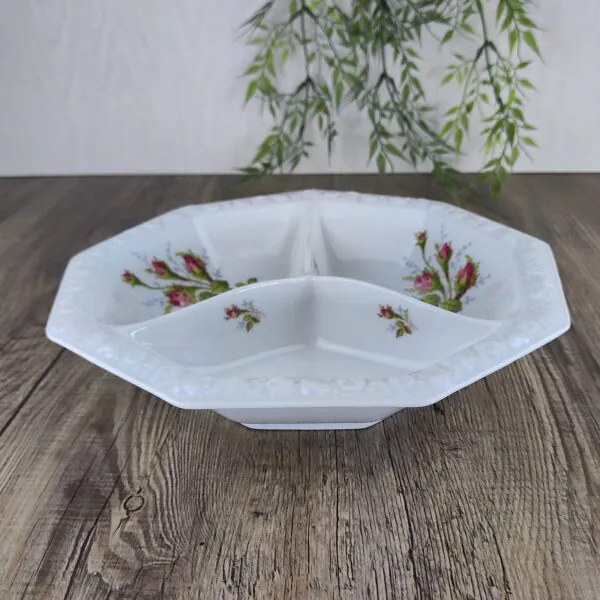 Rosenthal Maria Moosrose Kontinental Drievaksschaal