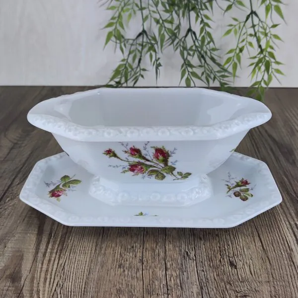 Rosenthal Maria Moosrose Kontinental Saus- / Juskom vaste Schotel Rosenthal Maria Moosrose Kontinental Saus- / Juskom vaste Schotel