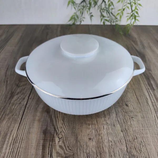 Rosenthal Studio Linie: Modulation Platinband Dekschaal met Deksel