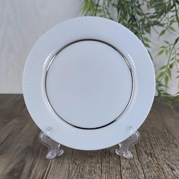 Rosenthal Studio Linie: Modulation Platinband Gebaksbordje / Side Plate Rosenthal Studio Linie: Modulation Platinband Gebaksbordje / Side Plate