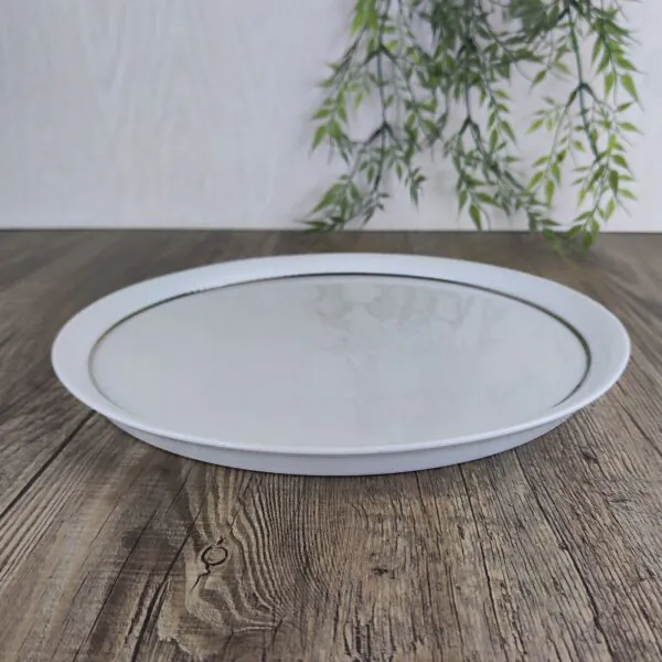 Rosenthal Studio Linie: Modulation Platinband Taartbord / Serveerschaal rond