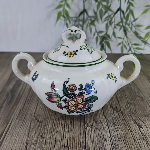 Villeroy & Boch Alt Strassburg Suikerpot met Deksel 1 Villeroy & Boch Alt Strassburg Suikerpot met Deksel 1