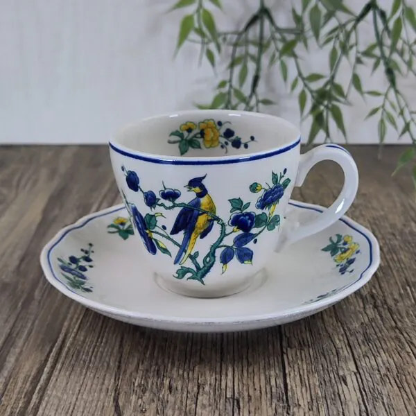 Villeroy & Boch Phoenix Blau Koffiekop en Schotel 1 Villeroy & Boch Phoenix Blau Koffiekop en Schotel 1