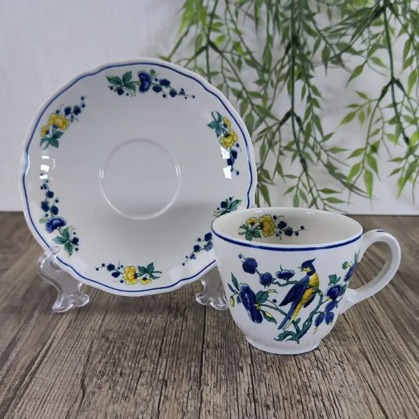 Villeroy & Boch Phoenix Blau Koffiekop en Schotel 3 Villeroy & Boch Phoenix Blau Koffiekop en Schotel 3