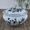Villeroy & Boch Phoenix Blau Suiker- Confiturepot met Deksel 1 Villeroy & Boch Phoenix Blau Suiker- Confiturepot met Deksel 1
