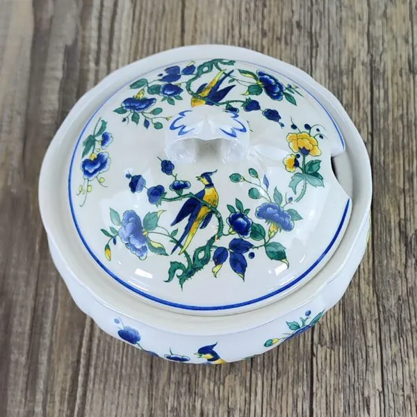 Villeroy & Boch Phoenix Blau Suiker- Confiturepot met Deksel 2
