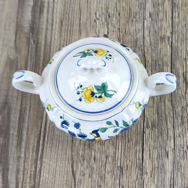 Villeroy & Boch Phoenix Blau Suikerpot met Deksel 2
