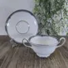 Wedgwood Amherst Soepkom met schotel 3 Wedgwood Amherst Soepkom met schotel 3