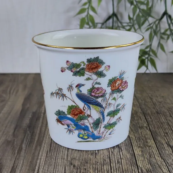 Wedgwood Kutani Crane Bloempot 1 Wedgwood Kutani Crane Bloempot 1