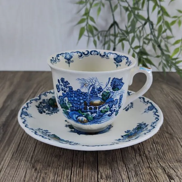 's Fruit Basket Blue Kop en Schotel 1 's Fruit Basket Blue Kop en Schotel 1