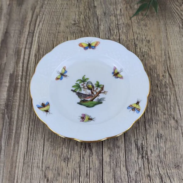 Herend Rothschild Bird 512 Petit Four Bordje 3 Herend Rothschild Bird 512 Petit Four Bordje 3