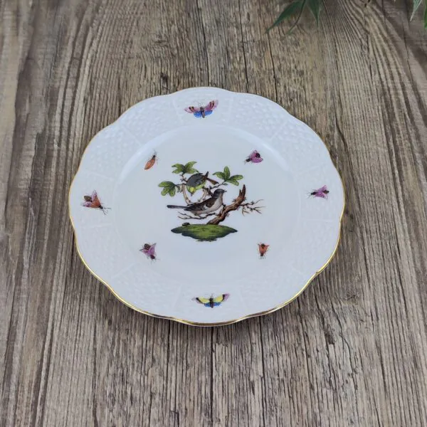 Herend Rothschild Bird 514 Gebaksbordje 3 Herend Rothschild Bird 514 Gebaksbordje 3