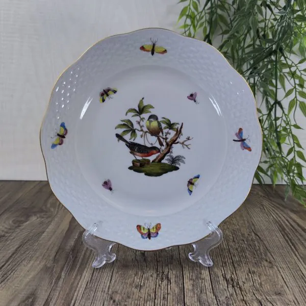 Herend Rothschild Bird 517 Fruit- Dessertbord 1 Herend Rothschild Bird 517 Fruit- Dessertbord 1