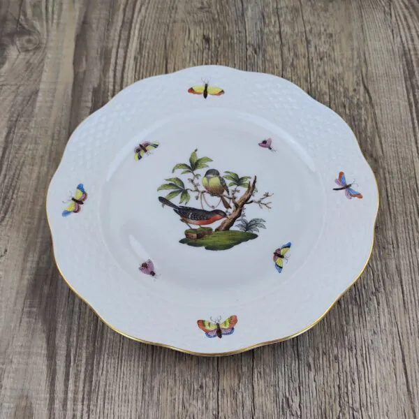 Herend Rothschild Bird 517 Fruit- Dessertbord 3 Herend Rothschild Bird 517 Fruit- Dessertbord 3