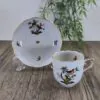 Herend Rothschild Bird 711 Mokka Espresso Kop en Schotel 3