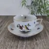 Herend Rothschild Bird 724 Theekop en Schotel 1