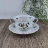 Herend Rothschild Bird 750 Soepkom met Schotel 1
