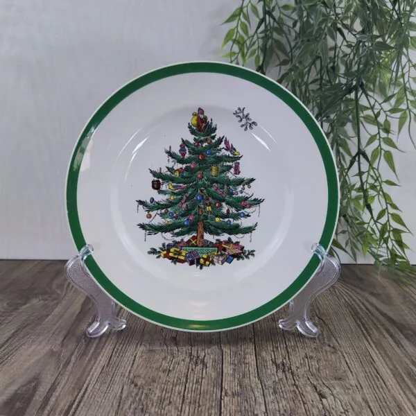 Spode Christmas Tree Gebaks- Fruit- Dessertbord 1 Spode Christmas Tree Gebaks- Fruit- Dessertbord 1