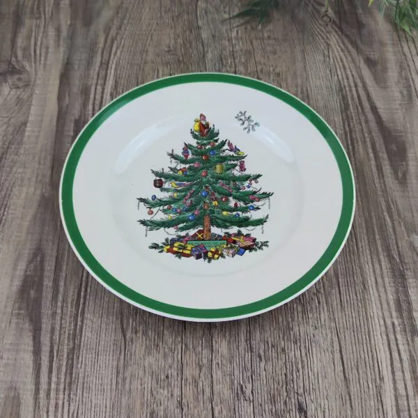 Spode Christmas Tree Gebaks- Fruit- Dessertbord 3 Spode Christmas Tree Gebaks- Fruit- Dessertbord 3