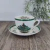 Spode Christmas Tree Theekop en Schotel 1