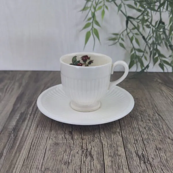 Wedgwood Moss Rose Espressokop & schotel 1
