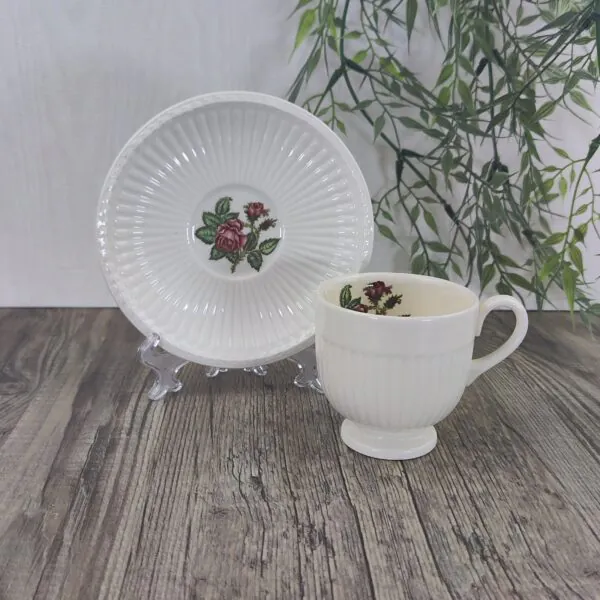 Wedgwood Moss Rose Espressokop & schotel 3