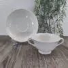 Wedgwood Queens Shape Soepkom met Schotel 3 Wedgwood Queens Shape Soepkom met Schotel 3