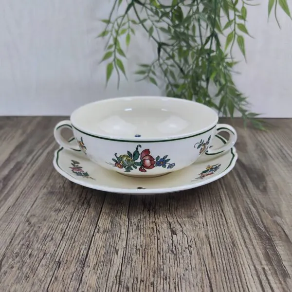Villeroy & Boch Alt Strassburg Soepkom met Schotel Roos 1 Villeroy & Boch Alt Strassburg Soepkom met Schotel Roos 1
