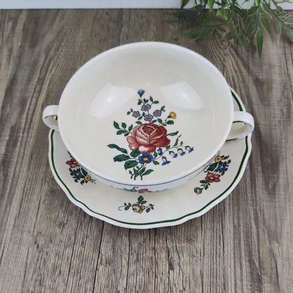 Villeroy & Boch Alt Strassburg Soepkom met Schotel Roos 2