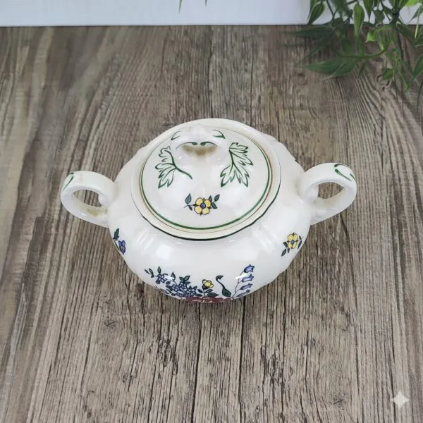 Villeroy & Boch Alt Strassburg Suikerpot met Deksel Roos 2 Villeroy & Boch Alt Strassburg Suikerpot met Deksel Roos 2