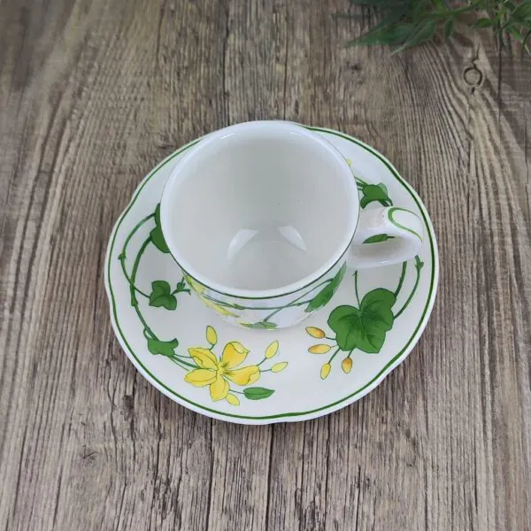 Villeroy & Boch Geranium Espressokop en Schotel 2 Villeroy & Boch Geranium Espressokop en Schotel 2