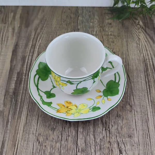 Villeroy & Boch Geranium Koffiekop en Schotel 2 Villeroy & Boch Geranium Koffiekop en Schotel 2